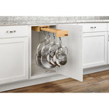 Rev-A-Shelf 6-in W x 5.06-in H 1-Tier Pull Out Wood Soft Close Baskets & Organizers