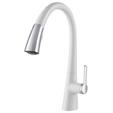 Nolen Single-Handle Pull-Down Sprayer Kitchen Faucet with 2-Function Sprayhead in all-Brite Spot Free Stainless Steel - Super Arbor