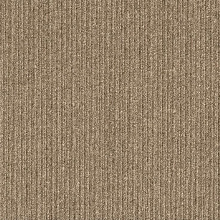 Foss Peel and Stick First Impressions High Low Rib Shadow 24 in. x 24 in. Commercial Carpet Tile (15 Tiles/Case)