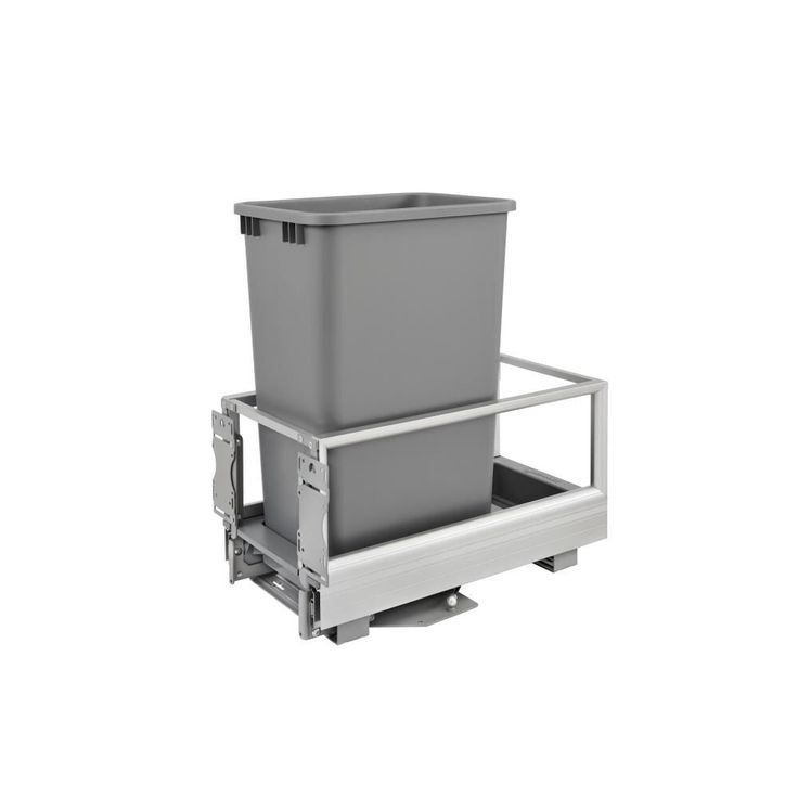 Rev-A-Shelf 50-Quart Plastic Soft Close Pull Out Trash Can