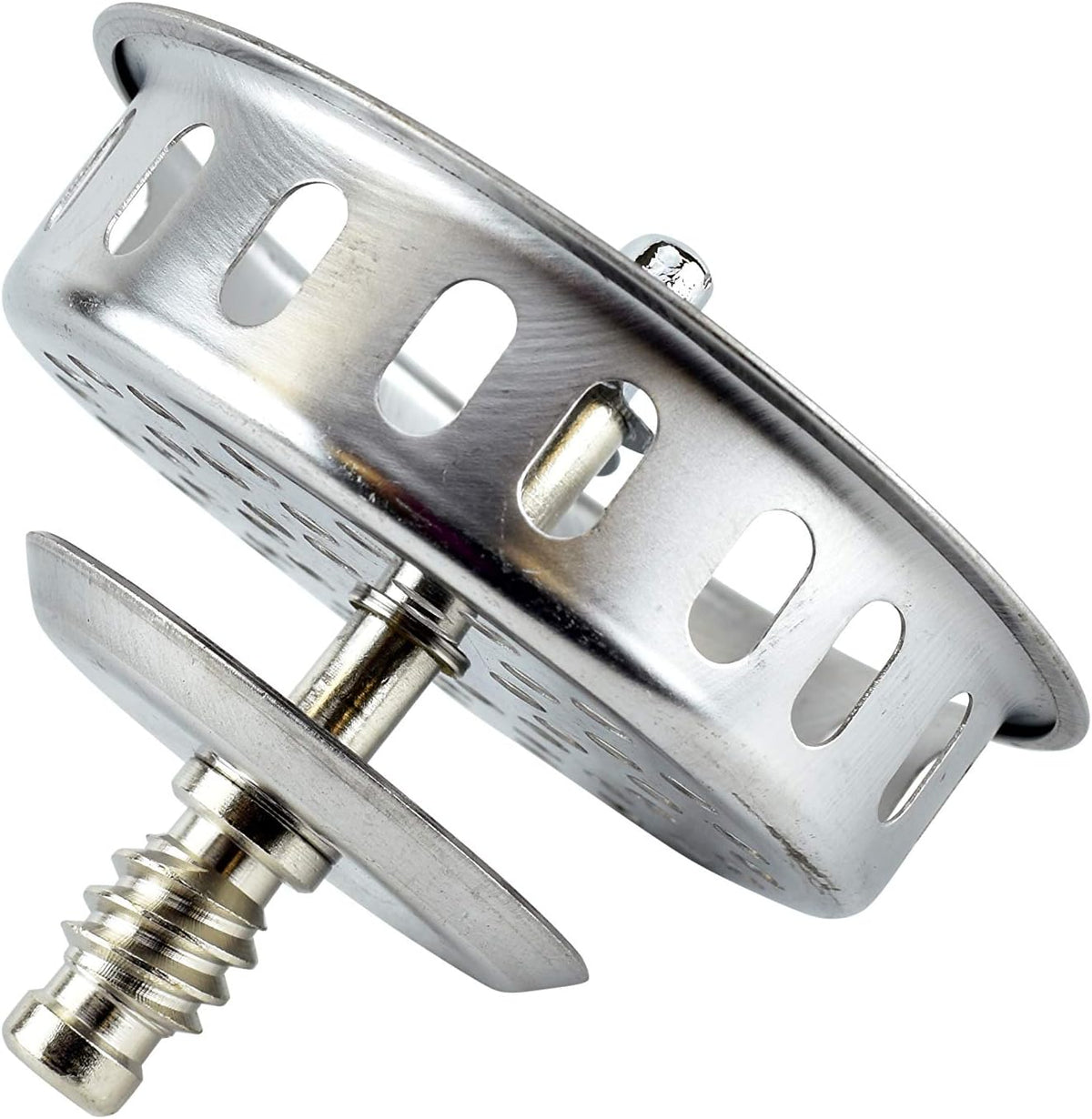 Keeney K5410 3.5-in Stainless Steel Leakproof Turn-to-Seal Kitchen Sink Strainer with Basket