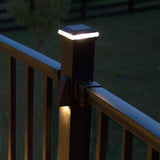Trex Aluminum Post Cap LED Light for 2.5-in Aluminum Railing, Charcoal Black/Classic White/Bronze