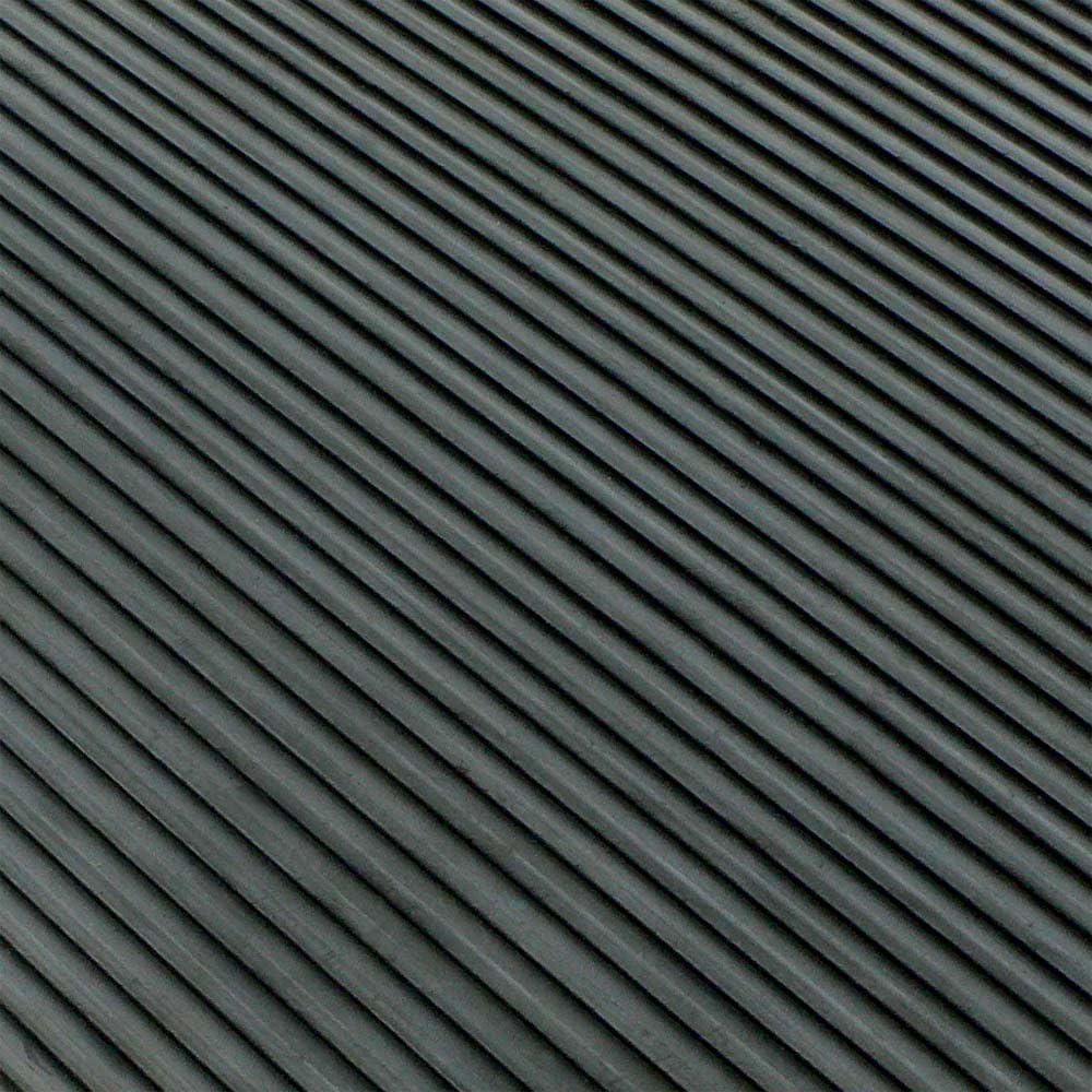 Rubber-Cal Ramp-Cleat Non-Slip Outdoor Rubber Mat, 1/8 in Thick, 3 ft x 8 ft