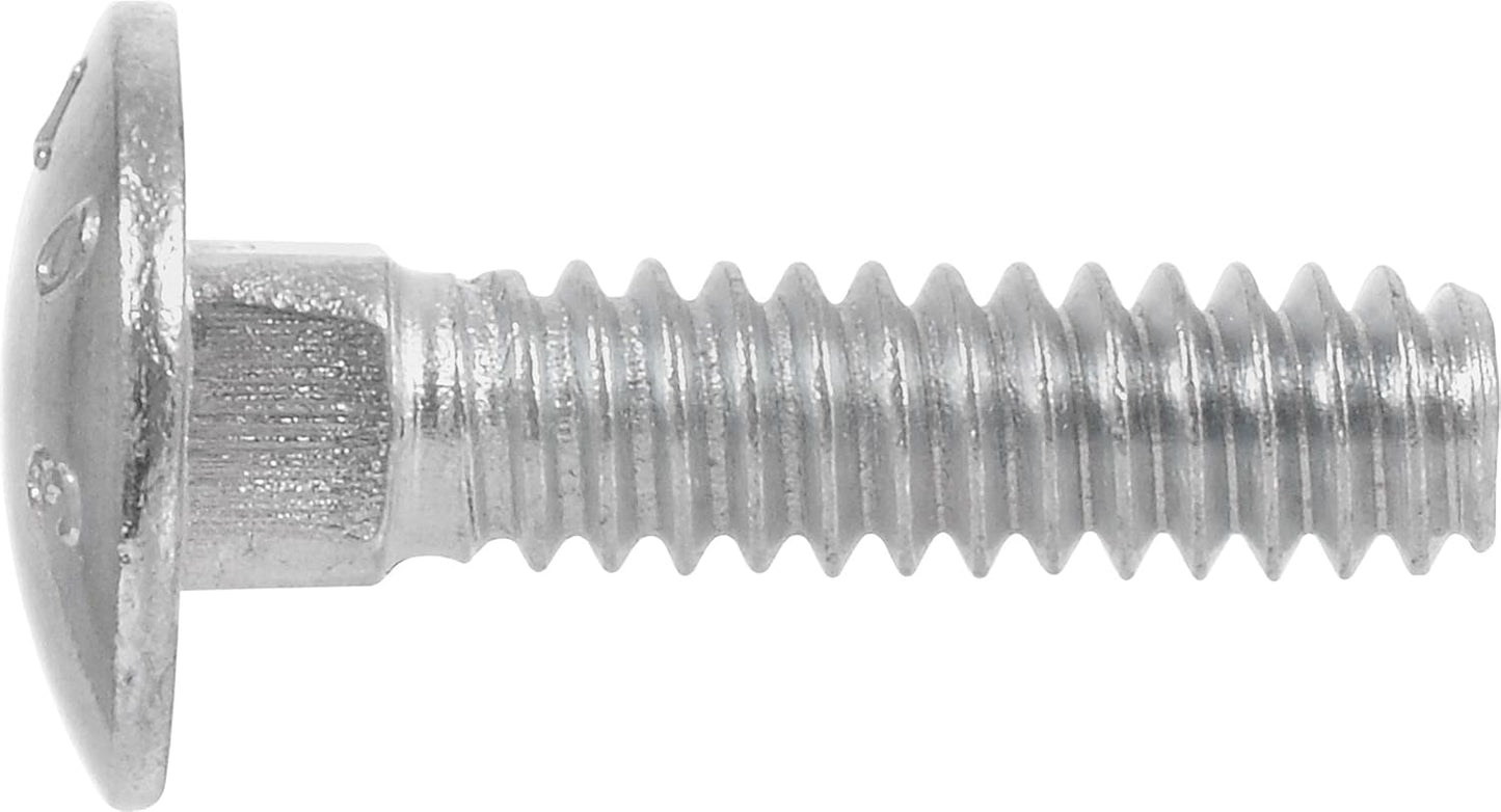 Hillman 3/8 in. x 4-1/2 in. Zinc-Plated Steel Carriage Bolt, 50-Pack