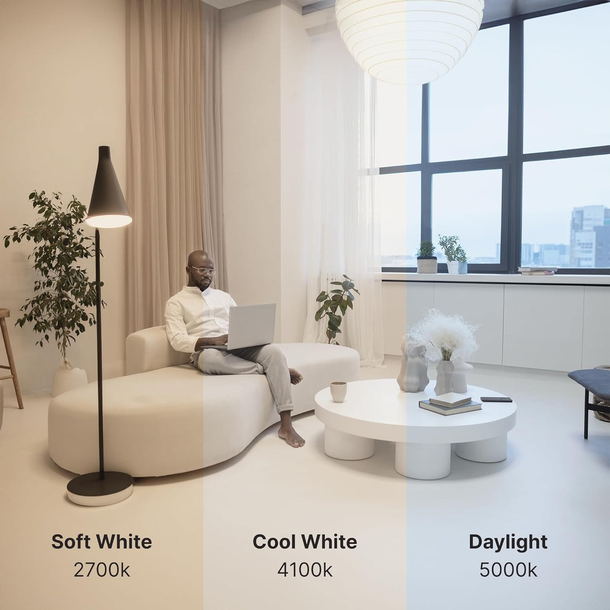 Philips 100-Watt Equivalent Cool White (4100K) T2 CFL Light Bulb, E26 Base, 2-Pack