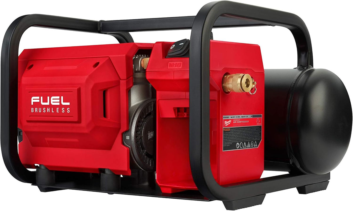 Milwaukee M18 FUEL 18V Brushless Cordless 2-Gallon Compact Quiet Air Compressor, Tool Only (Model 2840-20-2840-20)