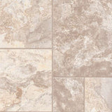 Congoleum AirStep Evolution Terrace Sheet Vinyl, 12-ft W, Cut-to-Length, Corn Silk, Stone Look, Low-Gloss Finish