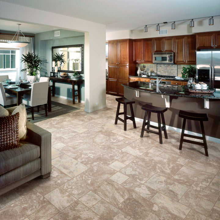 Congoleum AirStep Evolution Terrace Corn Silk Sheet Vinyl Sample (Cut-to-Length)