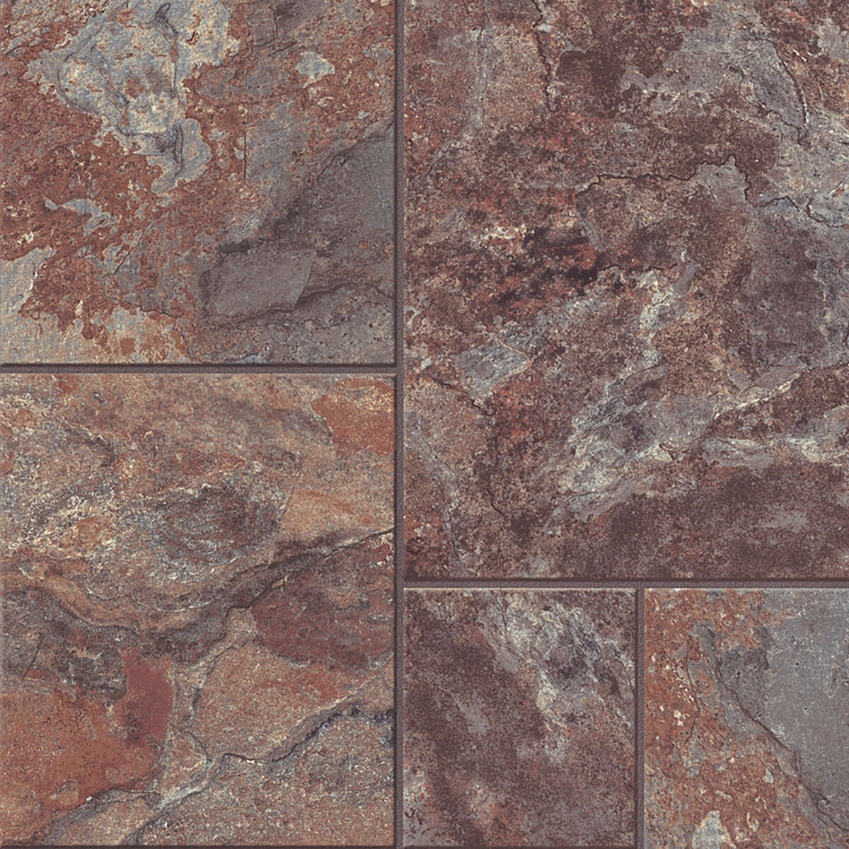 Congoleum AirStep Evolution Terrace 12-ft W x Cut-to-Length Iced Mocha Stone Look Low-Gloss Sheet Vinyl Flooring