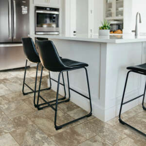Congoleum AirStep Evolution Terrace 12-ft W x Cut-to-Length Cashmere Stone Look Low-Gloss Finish Sheet Vinyl