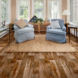 Congoleum AirStep Evolution Colonial Plank 12-ft W Cut-to-Length Wagon Wheel Wood Look Low-Gloss Finish Sheet Vinyl