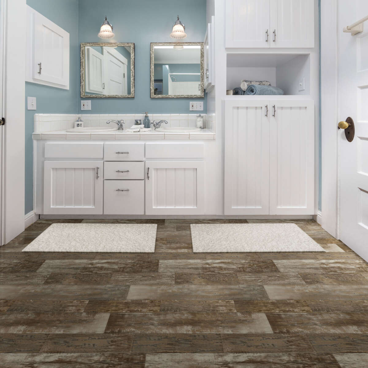 Congoleum AirStep Evolution Colonial Plank 12-ft W x Cut-to-Length Barn Owl Wood-Look Low-Gloss Sheet Vinyl
