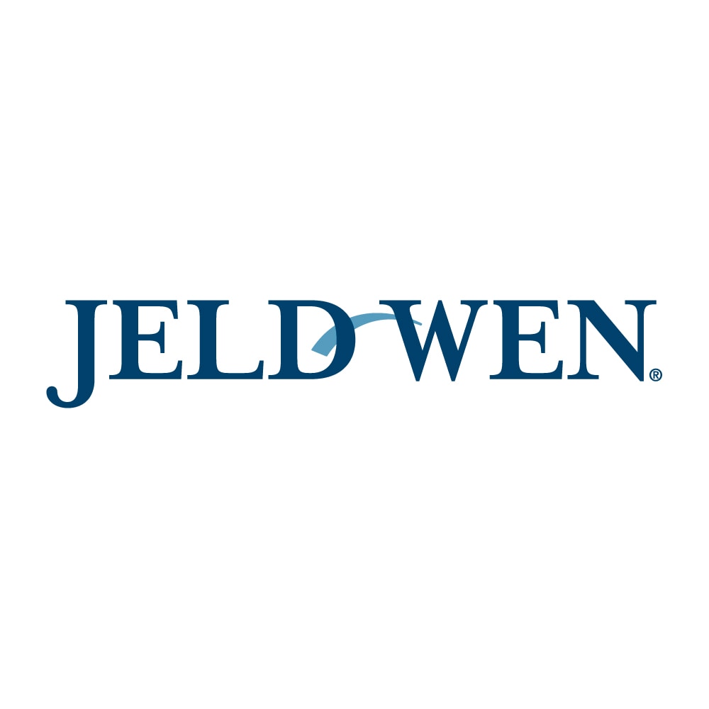JELD-WEN 32x80 Steel prehung entry door, Right-hand outswing, Primed – logo view 7