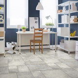 Congoleum Glacier Trail 13-mil x 12-ft W Waterproof Cut-to-Length Vinyl Sheet Flooring