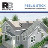 RELIABILT Peel & Stick Granulated Roof Underlayment, 36 in x 50 ft (150 sq ft) Rubberized Asphalt