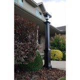 Mayne Signature Black Lamp Post with Mount