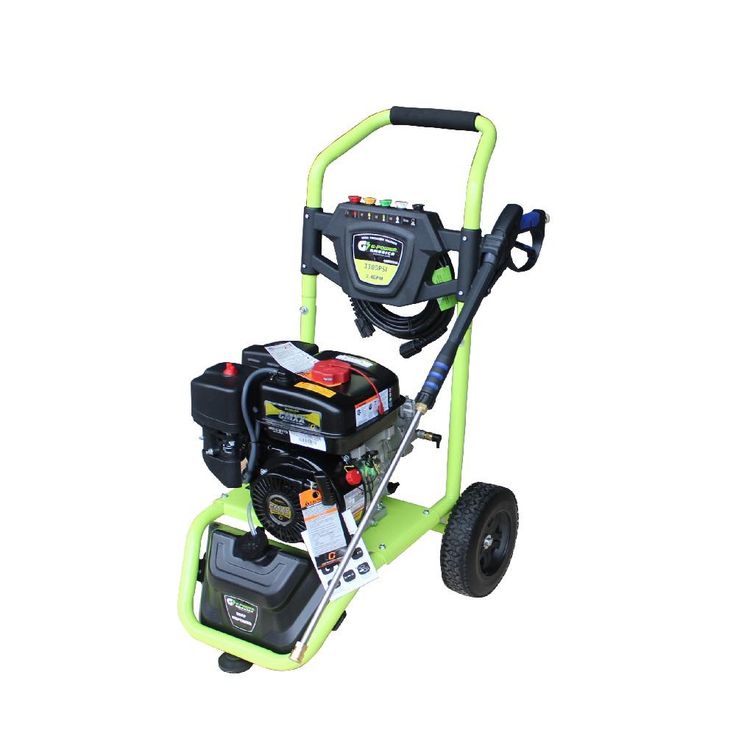 Green-Power 3300 PSI 208 cc Gas Pressure Washer, LCT Professional Engine, CARB Approved