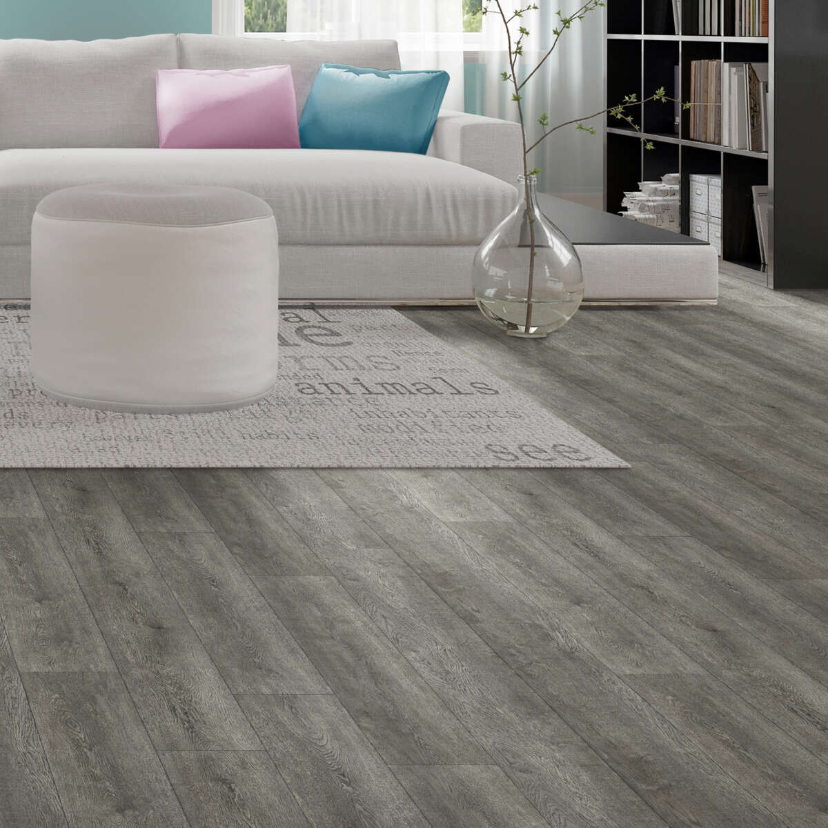Congoleum AirStep Evolution Forest Valley 12-ft W x Cut-to-Length Deer Path Wood Look Low-Gloss Finish Sheet Vinyl