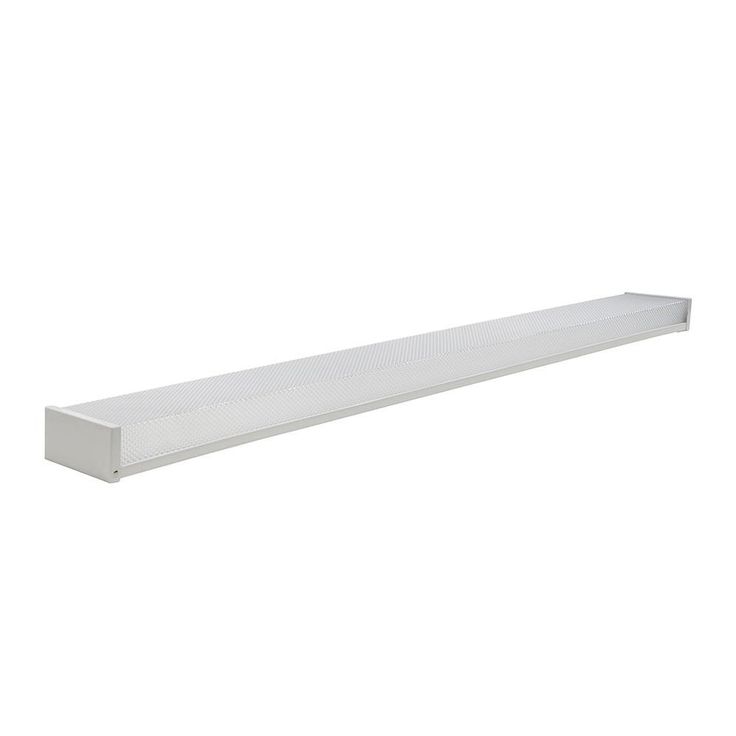 4 ft. 120-Volt 3800 Lumens White Integrated LED Wraparound Light with Prismatic Lens