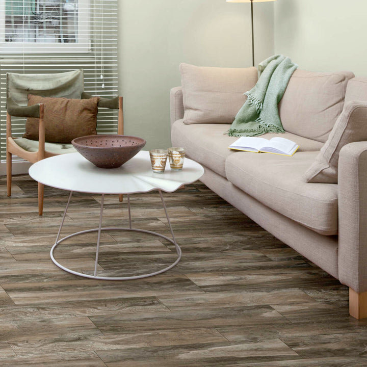 Congoleum AirStep Evolution Acacia Sierra Foothills 12‑ft W Cut-to-Length Wood-Look Low-Gloss Sheet Vinyl Flooring