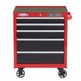 CRAFTSMAN 2000 Series 26.5-in W x 34-in H 5-Drawer Steel Rolling Tool Cabinet (Red)