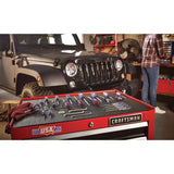 CRAFTSMAN 2000 Series 26.5-in W x 34-in H 5-Drawer Steel Rolling Tool Cabinet (Red)
