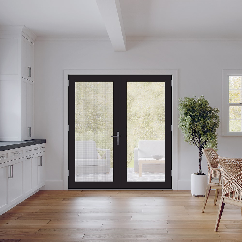 JELD-WEN 72-in x 80-in Fiberglass French, Right-hand inswing – additional view 8