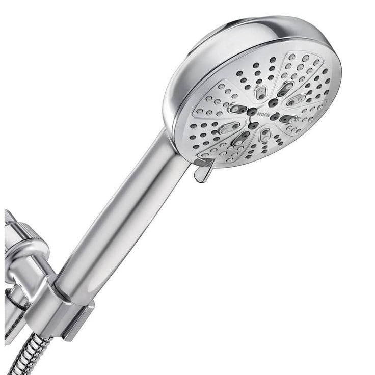 HydroEnergetix 8-Spray 5 in. Single Wall Mount Handheld Adjustable Shower Head in Chrome