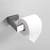 Stainless Steel 4-Piece Bathroom Accessories Set Wall Mounted in Silver - Super Arbor