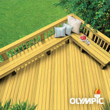 Olympic Maximum 1 gal. Honey Gold Exterior Stain and Sealant in One - Super Arbor
