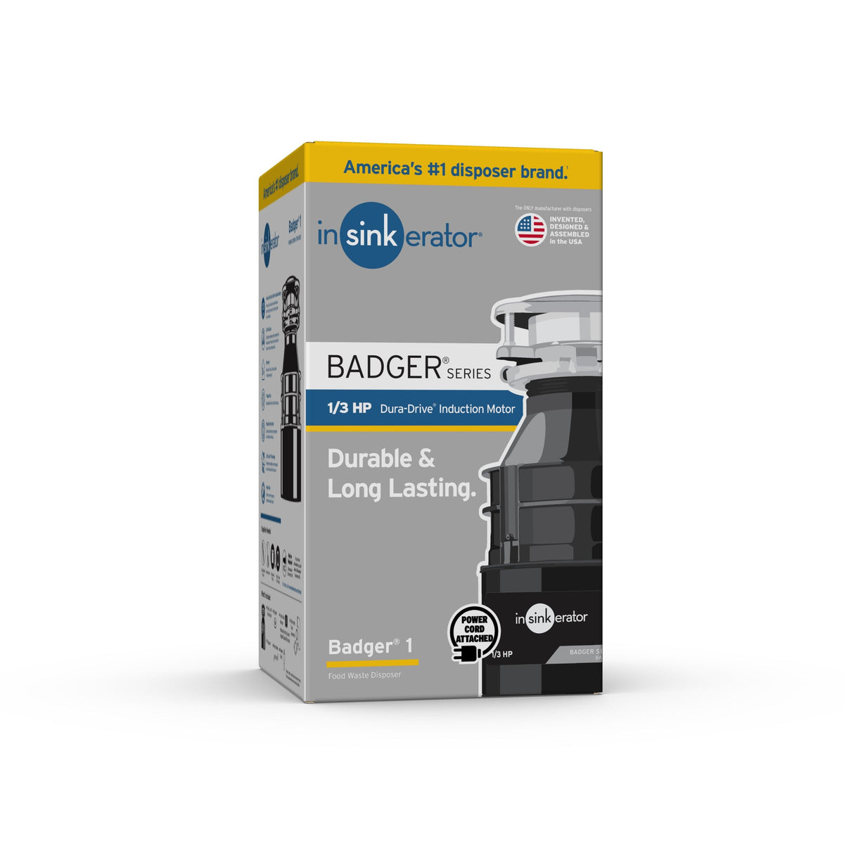 InSinkErator Badger 1 Series 1/3-HP Continuous Feed Garbage Disposal