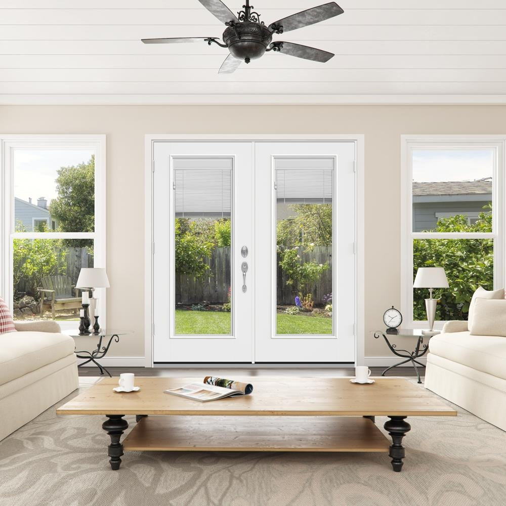 JELD-WEN 72-in x 80-in Steel French, Right-hand inswing – additional view 4