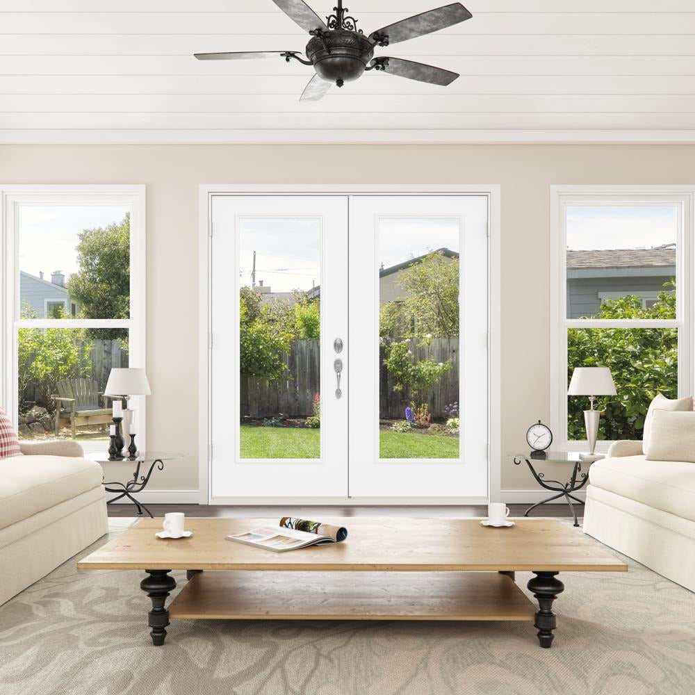 JELD-WEN 72-in x 80-in Steel French, Right-hand inswing – additional view 4
