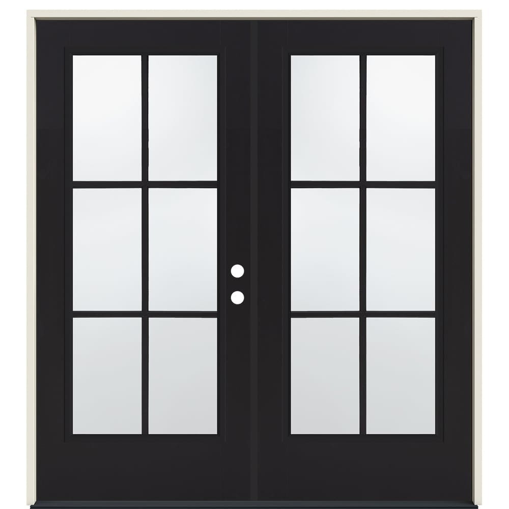JELD-WEN 72-in x 80-in Steel French, Left-hand inswing – product-only view