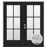 JELD-WEN 72-in x 80-in Steel French, Right-hand inswing – primary product view