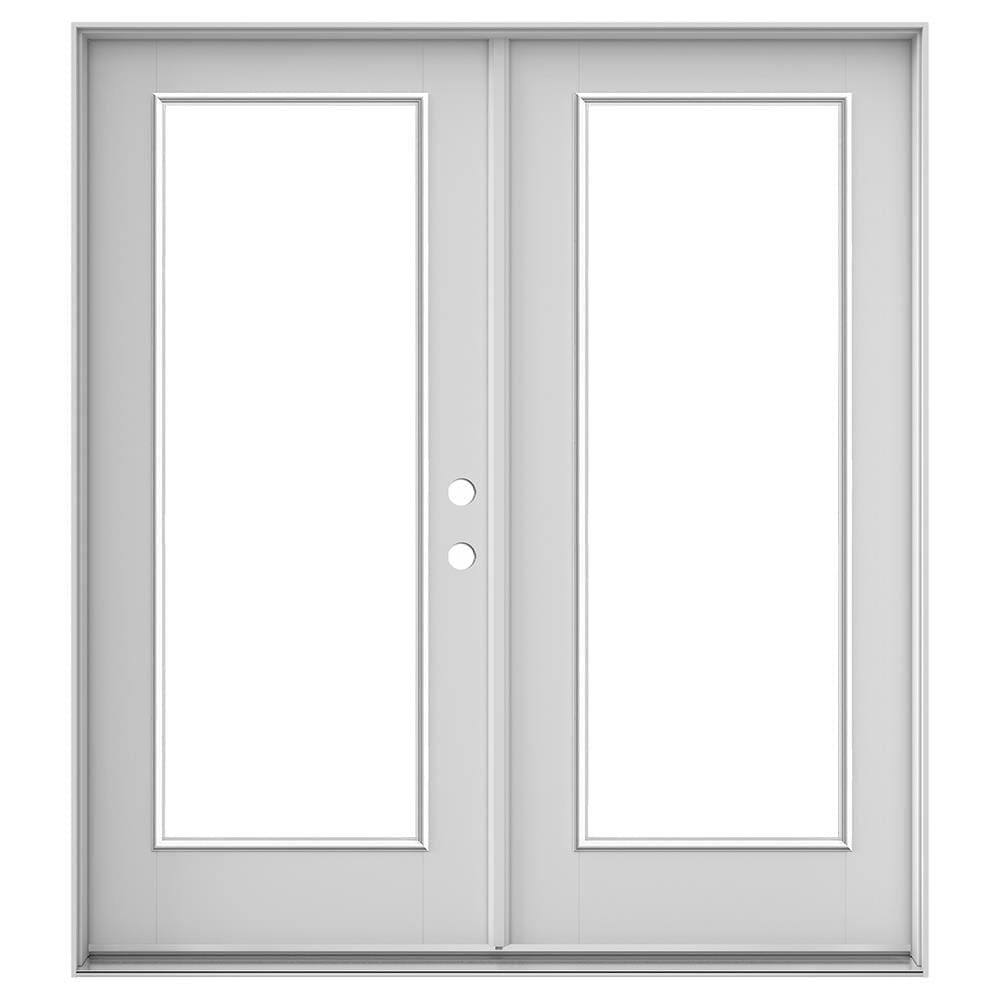 JELD-WEN 72-in x 80-in Fiberglass French, Left-hand inswing – primary product view