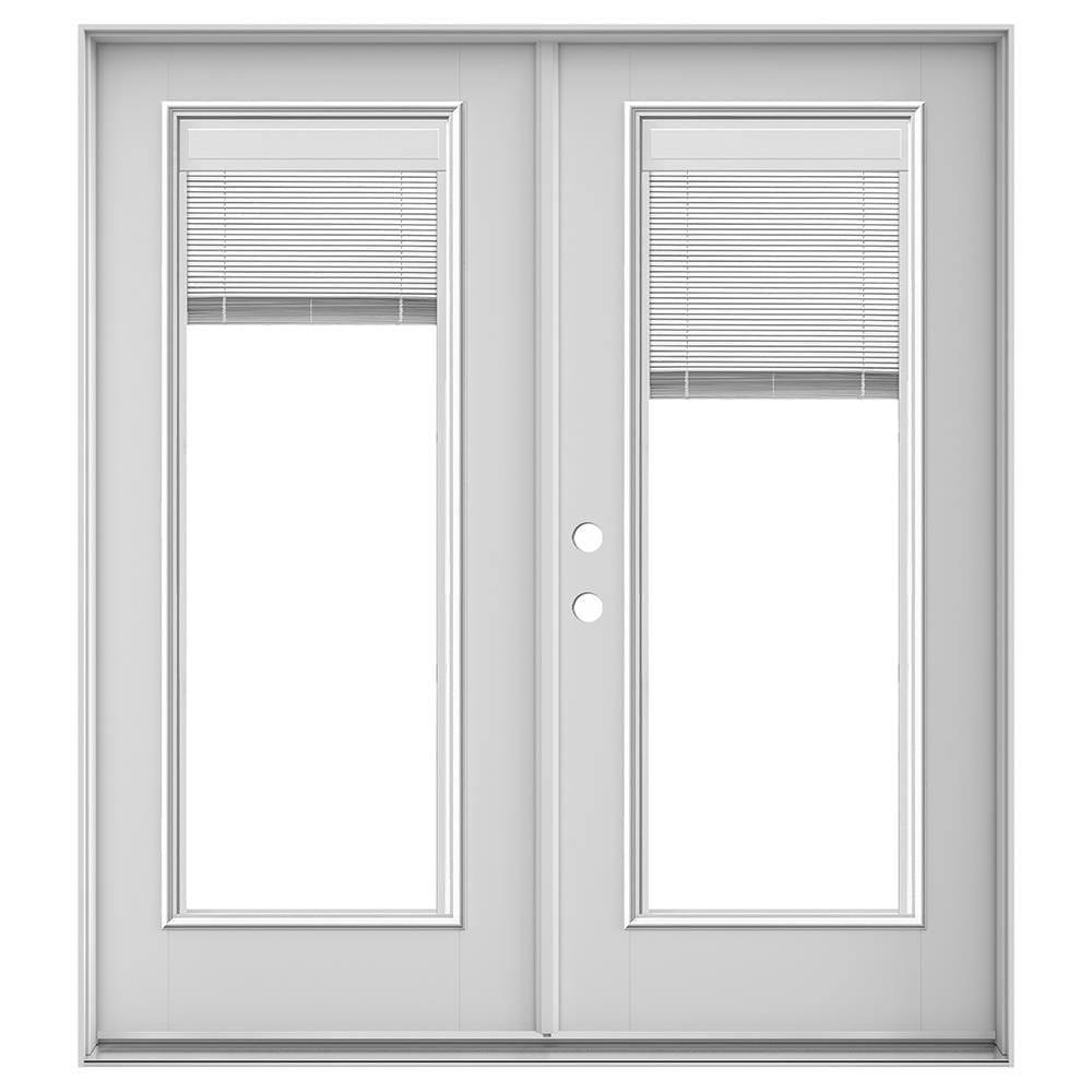 JELD-WEN 72-in x 80-in Fiberglass French, Right-hand inswing – primary product view