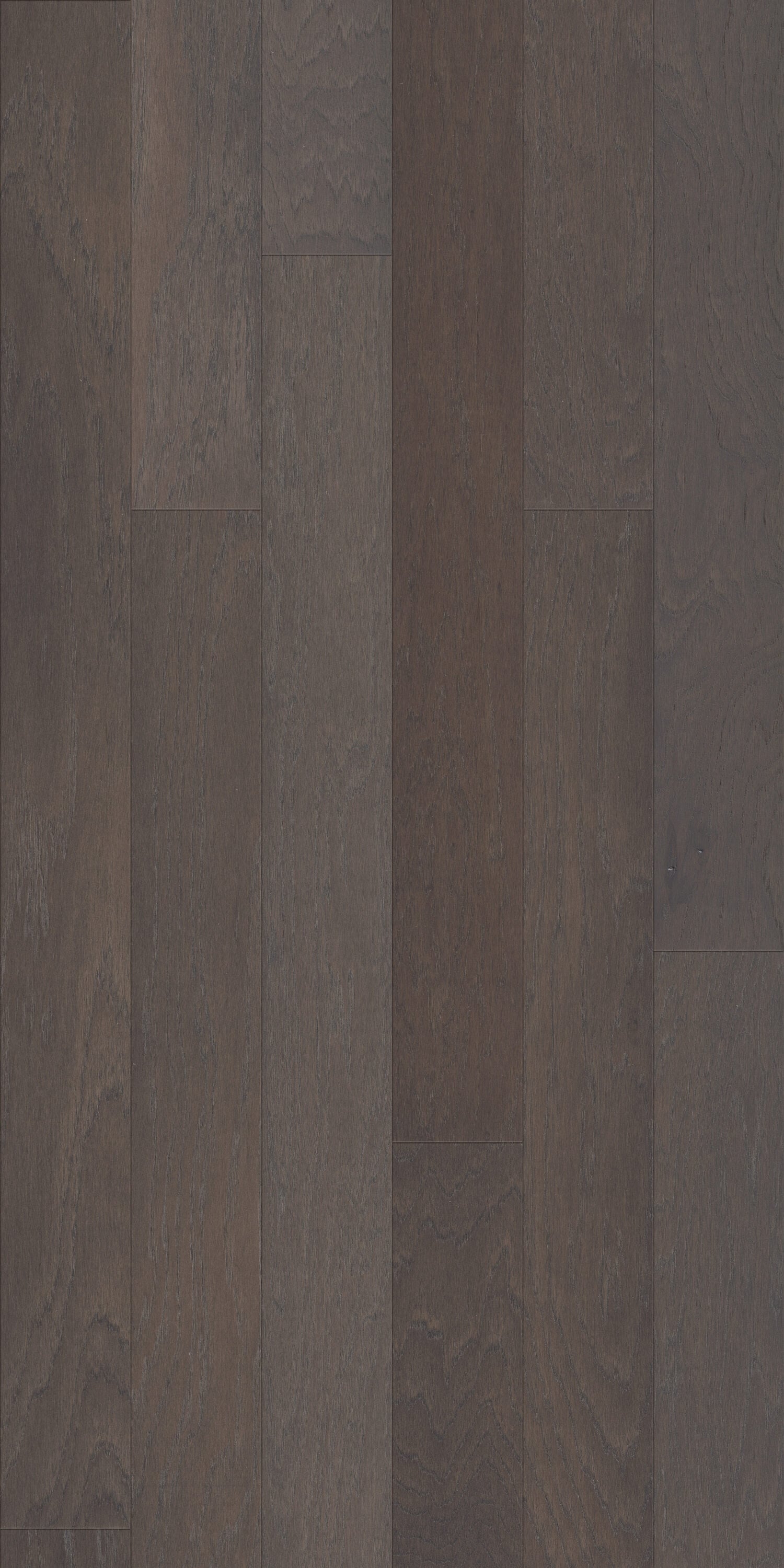 Shaw Hickory Boulder hardwood flooring — color and finish detail