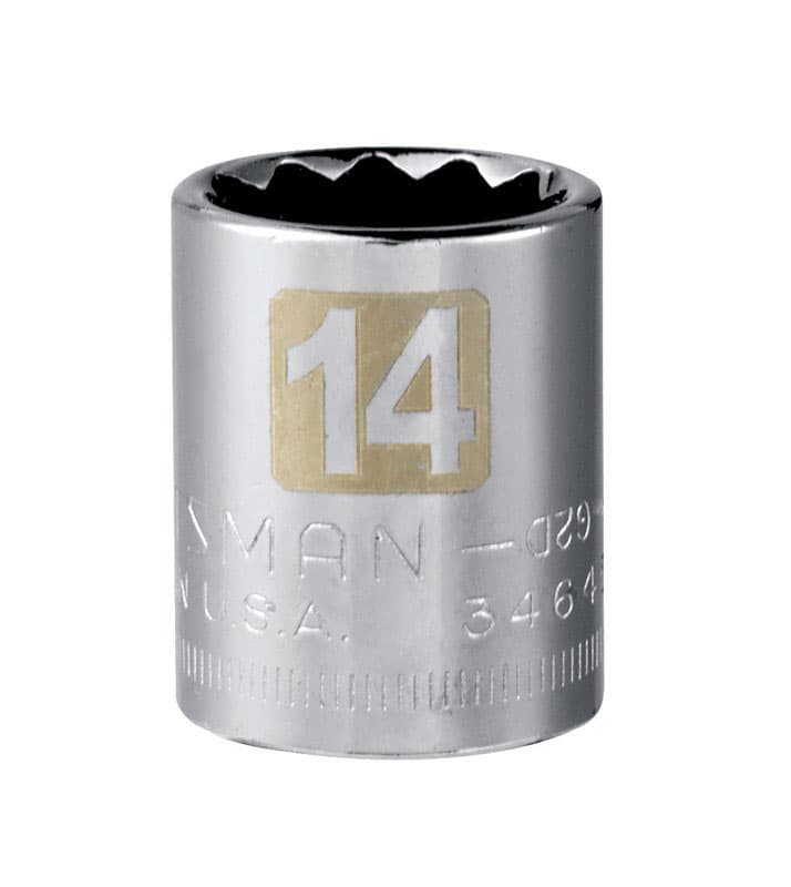 Craftsman 14 mm Metric 12 Point Standard Socket, 3/8 in. Drive