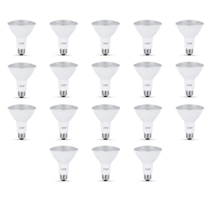 Feit Electric 75-Watt Equivalent (3000K) PAR30 LED Flood Light Bulb, Warm White (18-Pack)