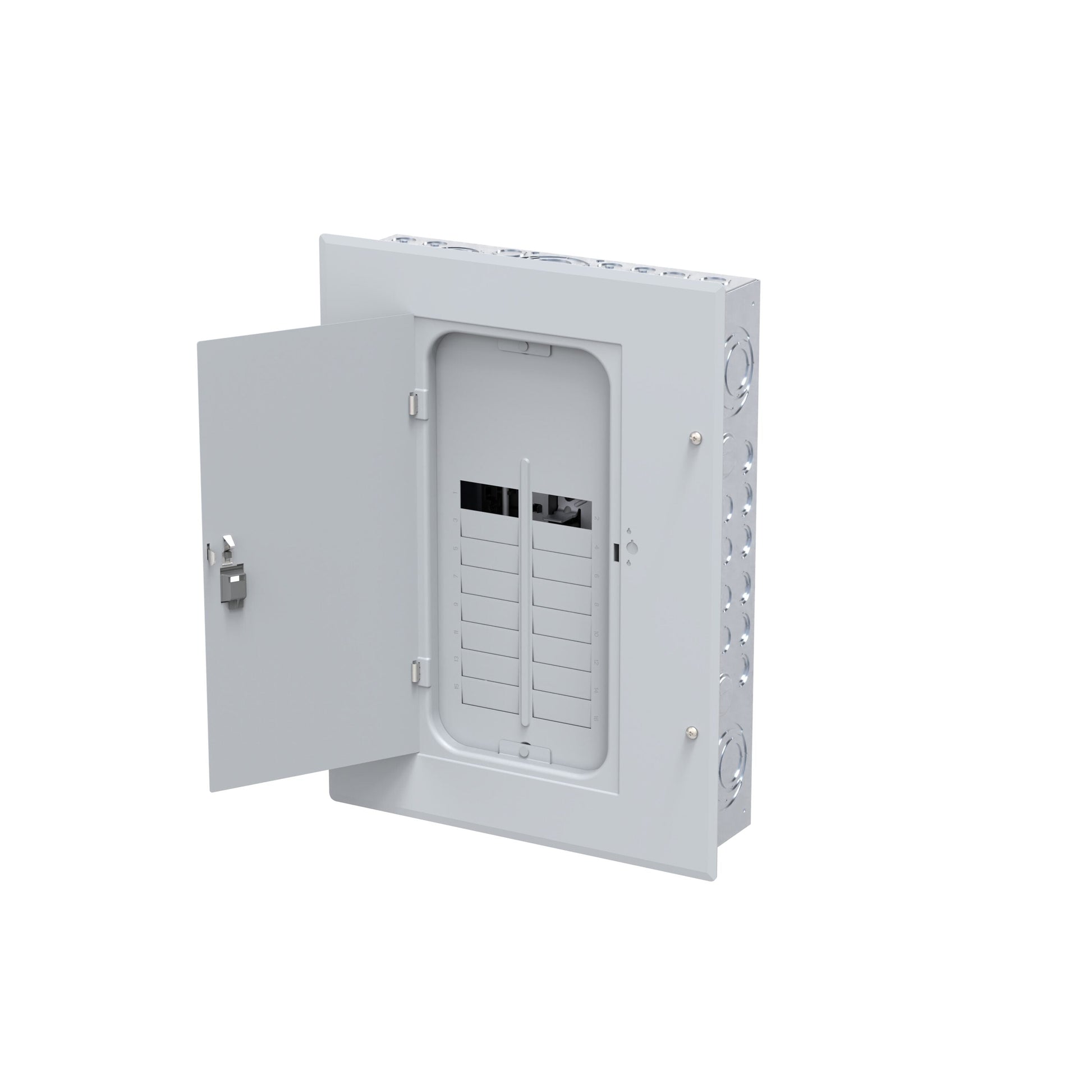 ABB ReliaHome P-Series 125-Amp 16-space load center - detail view