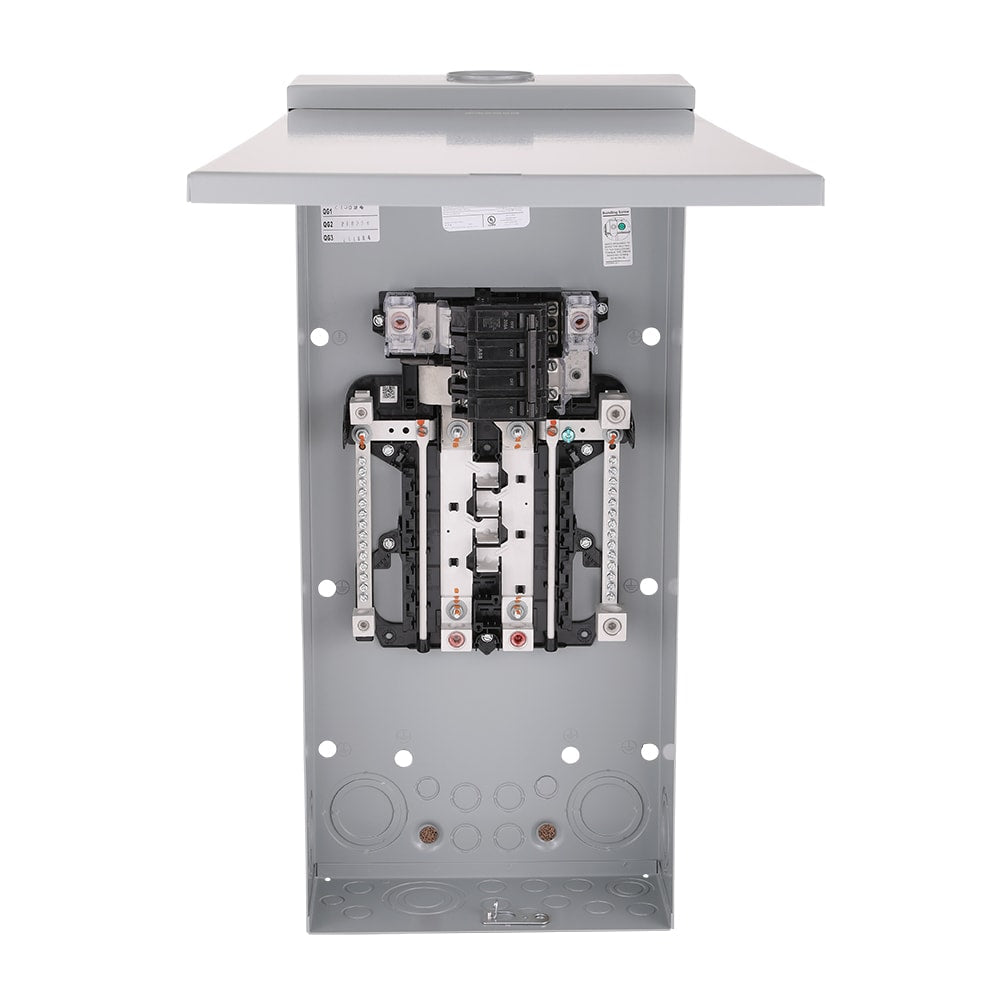 ABB ReliaHome P-Series 200-Amp 8-space load center - detail view