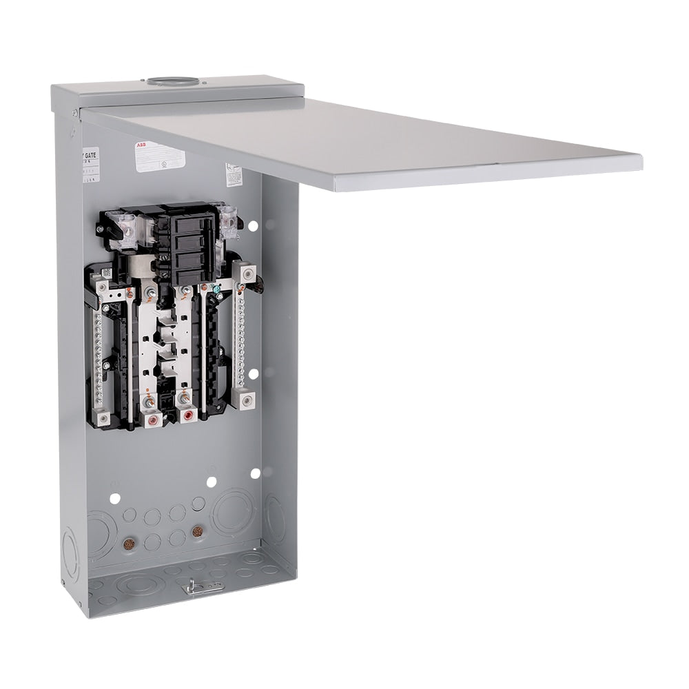 ABB ReliaHome P-Series 200-Amp 8-space load center - box view