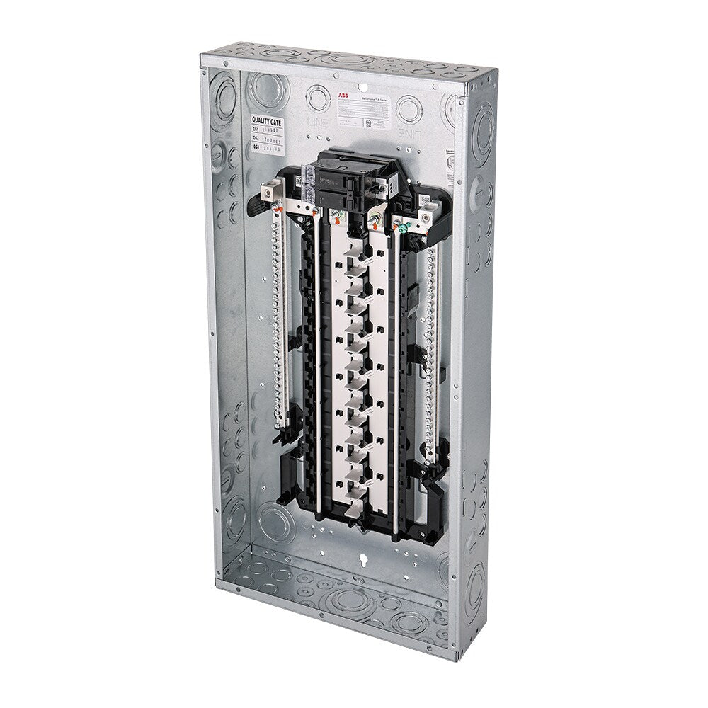 ABB ReliaHome P-Series 100-Amp 30-space load center - label view
