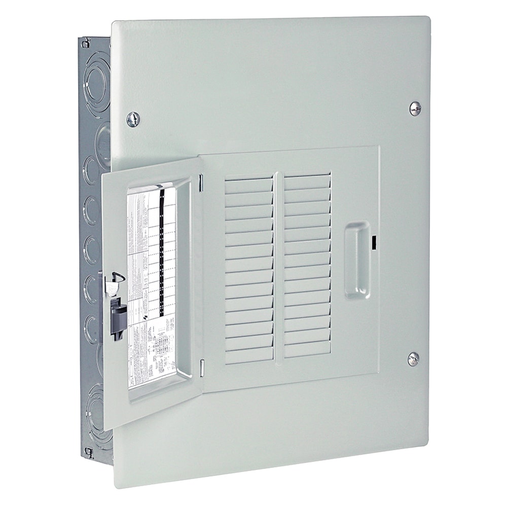 ABB ReliaHome T-Series 125-Amp 14-space load center - detail view