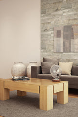 Elida Ceramica Ledgewood Stone 12-in x 24-in Glazed Porcelain Linear Wood Look Wall Tile
