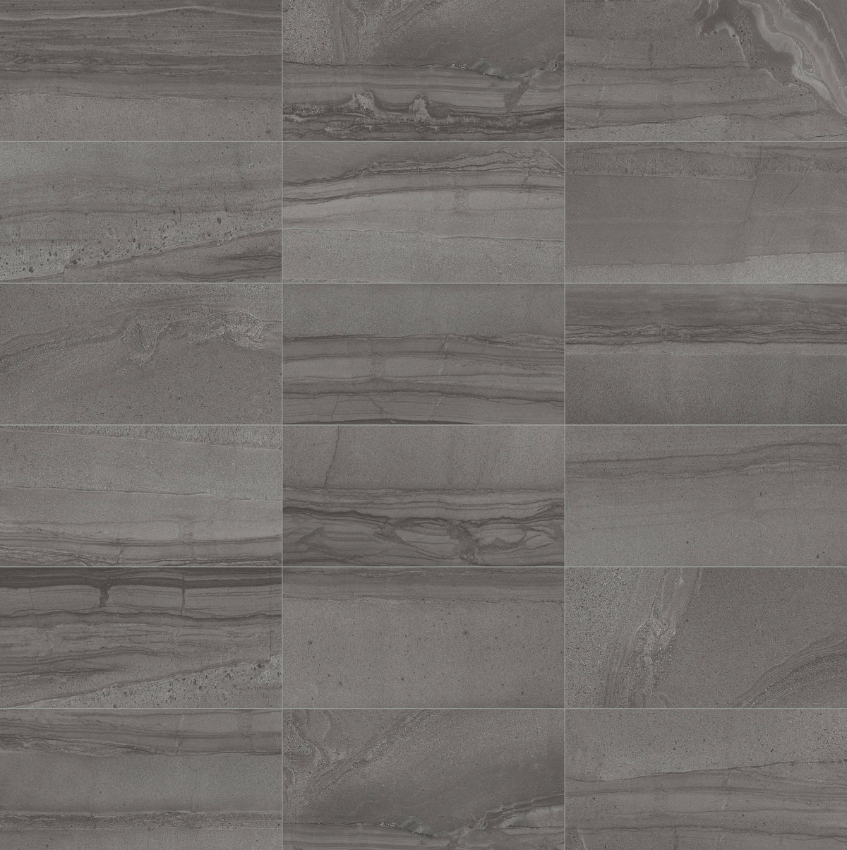 Satori Amelia Carbon 12-in x 24-in Glazed Porcelain Floor and Wall Tile product image