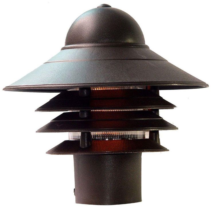Mariner Textured White Outdoor Post-Mount Light Fixture