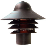 Mariner Textured White Outdoor Post-Mount Light Fixture