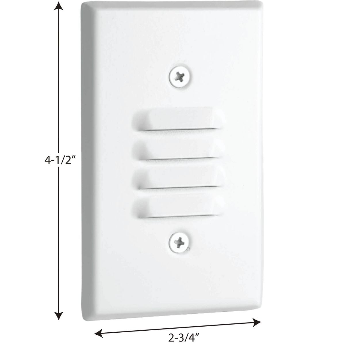 Progress Lighting LED Step Light, 1-Watt, White, Hardwired Line Voltage